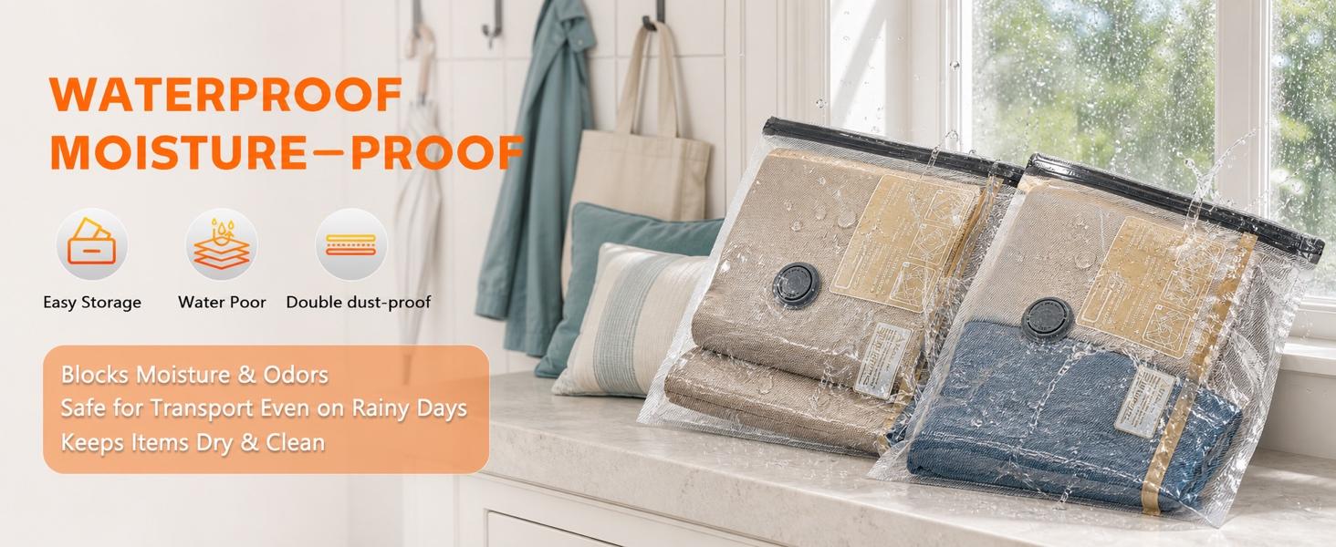 Vacuum Storage Bags with Cordless Electric Pump, 9/15 Pack in 3 Sizes, USB Rechargeable 5000Pa Space Saver Bags for Clothes, Bedding, Travel & Moving