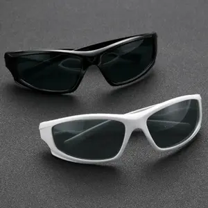 Y2K Style Square Frame Glasses Unisex Fashion Eyewear Suitable For Daily Streetwear And Party Decor