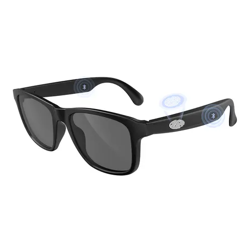 Multifunctional Wearable Smart Glasses - Bluetooth Audio Sunglasses, 8-hour Playtime, 5h Talk, HD Noise-Canceling, 100H Standby, Anti-UV Ultraviolet Light Protection, Voice Control, Wireless Headphone Compatible, Athletic Use, Unisex Electronics Gift
