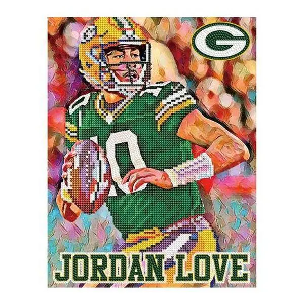 SPORTICULTURE Green Bay Packers Jordan Love Painting Kit