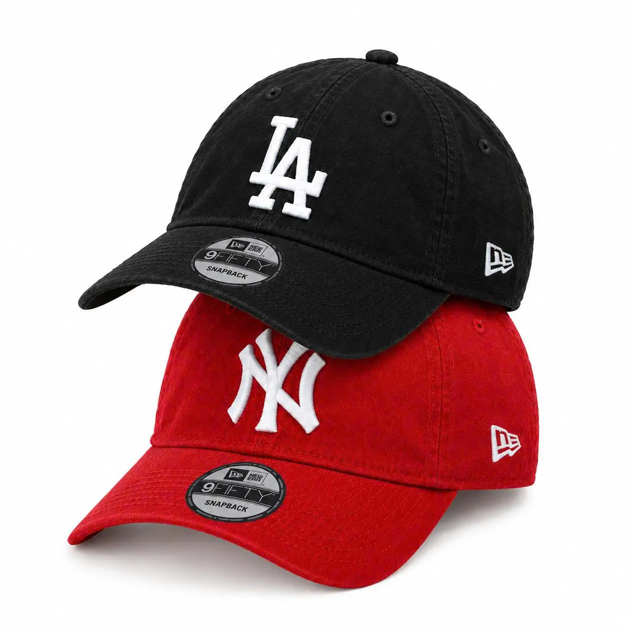 MLB New York Yankees Los Angeles Dodgers 6-Panel Baseball Cap with Adjustable Metal Strapback – Unisex Casual Hat