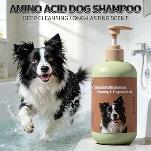 Dog Shampoo Antibacterial & Itch Relief | Gentle Amino Acid Formula for Sensitive Skin Dogs