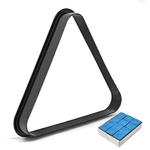 Plastic 2-1/4" Pool Ball Triangle Rack - Billiard Pool Table Ball Positioning Holder Rack