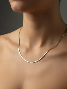 Gold-Filled Snake Chain - Elegant Design with Smooth Finish and Classic Snake Pattern