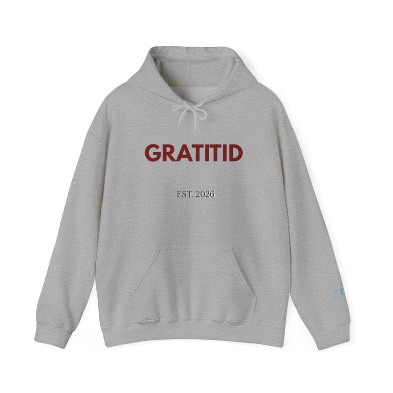"GRATITID 1012" Hoodie - Unisex Heavy Blend Design by CHENÈT