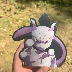 Mew Two Pokemon 3D sticker decal