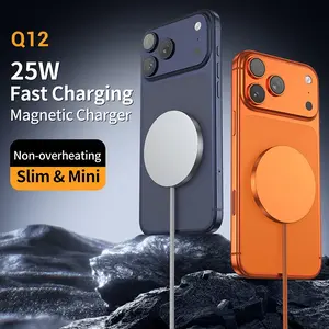 25w Magnetic Wireless Fast Charger, Qi2.2 Certified Safe Charging, Compatible with iPhone 16/17, Smartphone and Other Wireless Devices, Lightweight and Fastcharging