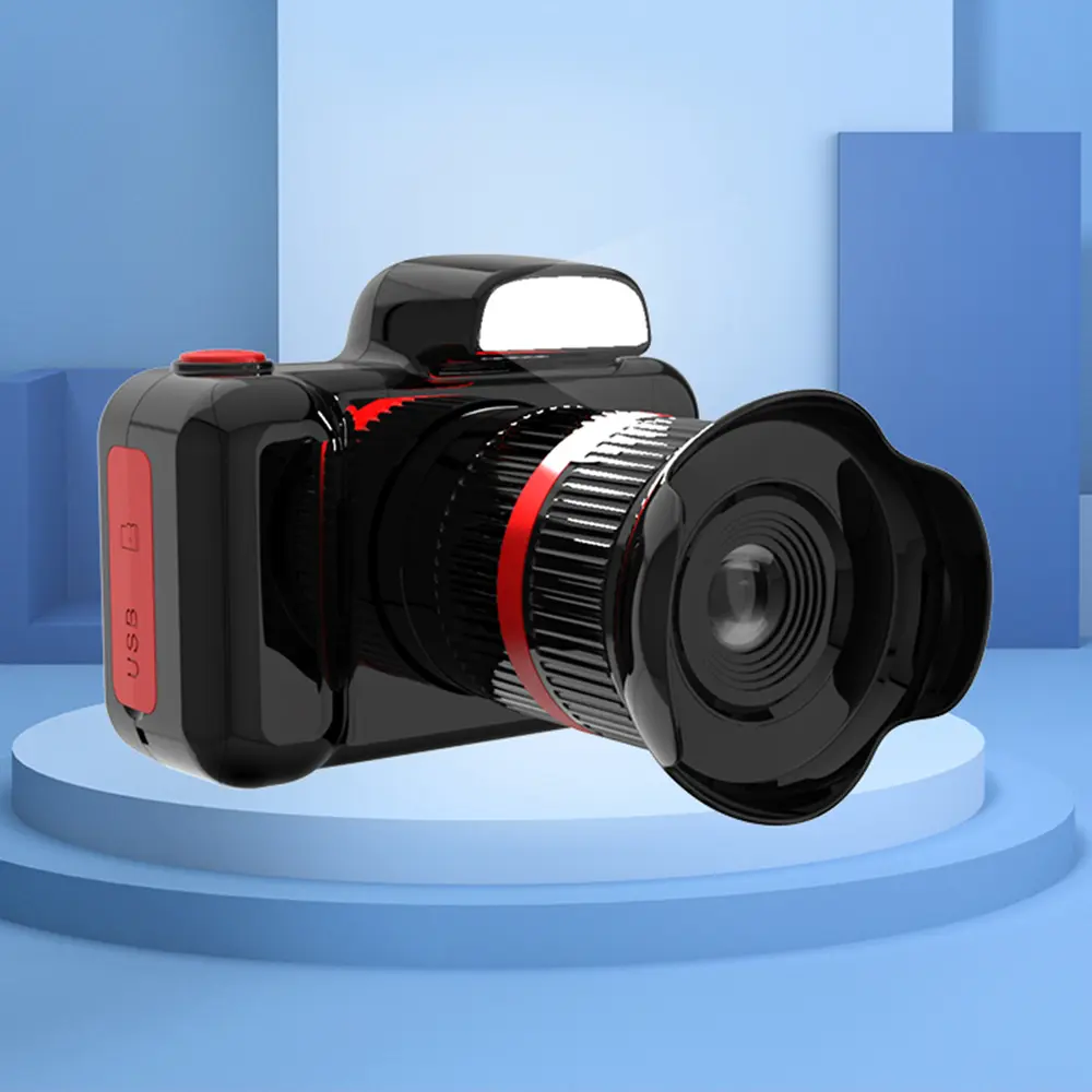 Kids Digital Camera Toy for Ages 3-8, 28MP HD Camera with Rotating Lens, 10X Digital Zoom, 1080P Video, Flashlight & 32GB SD Card