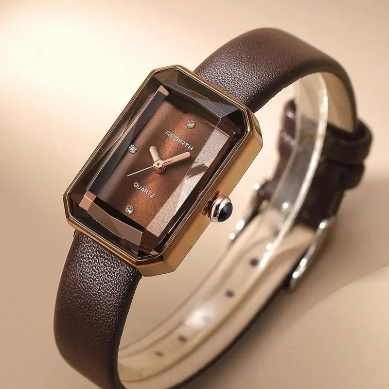 Women's Minimalist Classic Quartz Wristwatch, Elegant PVC Leather Strap Watch for All Seasons, Casual Analog Watch, Fashionable Stylish Watch, Fashion Wristwatches