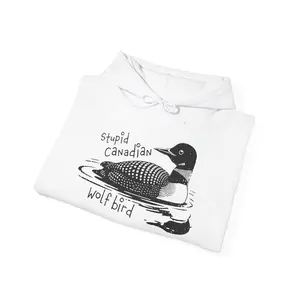 Stupid Canadian Wolf Bird Heated Rivalry Hockey Fan Gift Graphic Cotton Unisex T-Shirt