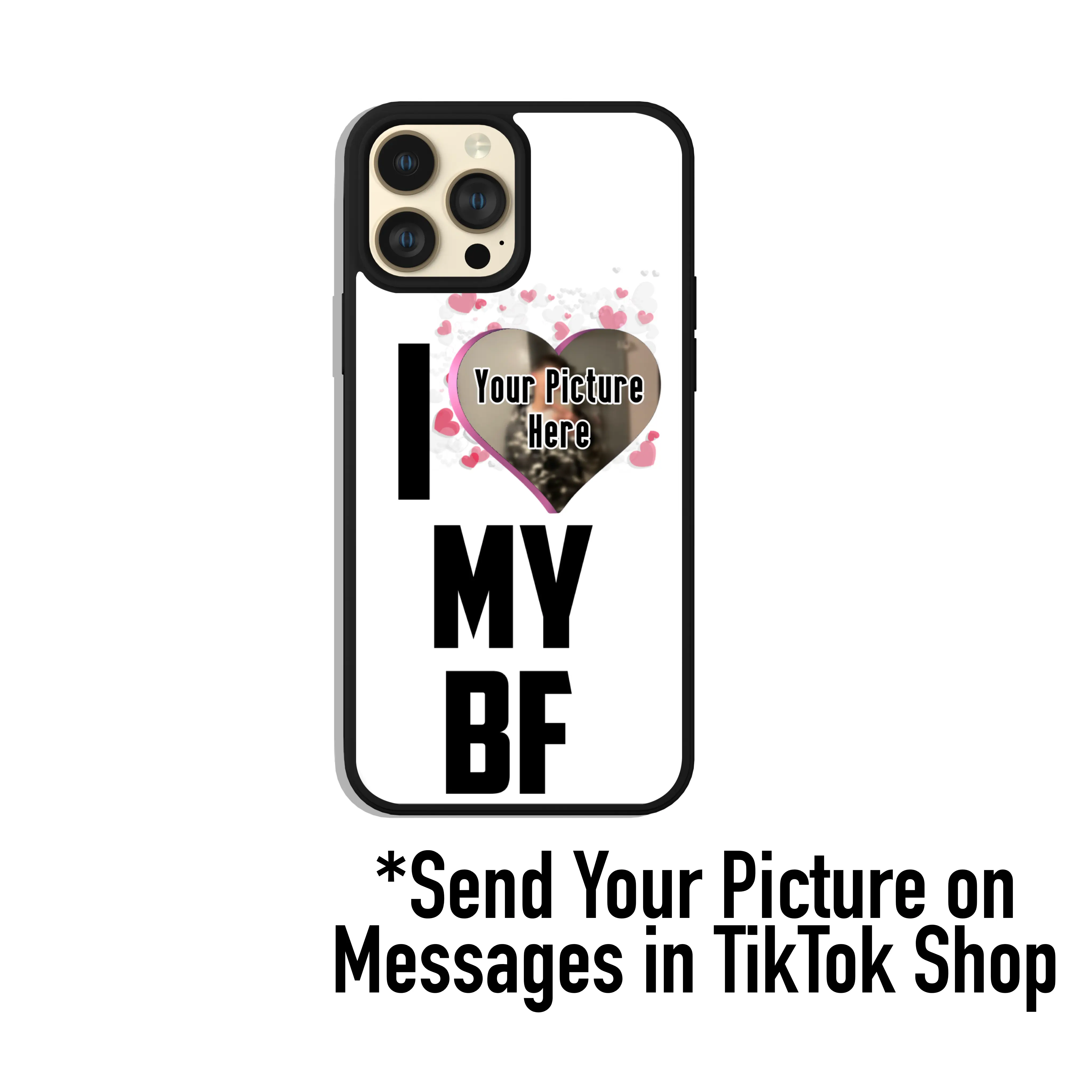 I Love My BF Phone Case