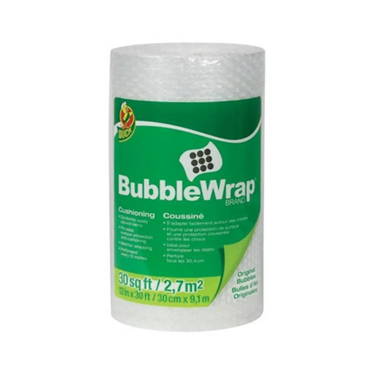 Duck 393251 12 in. x 30 ft. One Airtight Bubble Wrap