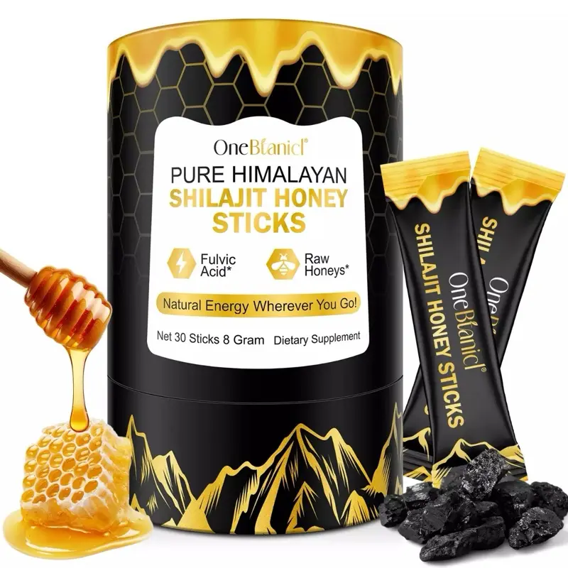 Pure Himalayan Shilajit Honey sticks | Easy to Consume Shilajit honey Fulvic acid 30 sticks Pure Himalayan Shilajit Honey sticks | Easy to Consume Shilajit honey Fulvic acid 30 sticks
