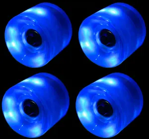LED Wheels BLUE 60mm