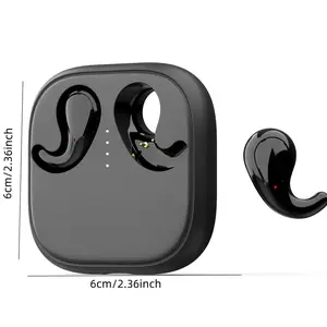 Thin Sleep Wireless Earbuds vp514125, In-Ear Sports Audio Headphones with Long Rechargeable Battery Life, Noise Reduction, Electronic Charging Case, Silicone Carabiner, Cleaning Kit for iOS & Mobile Android Gaming