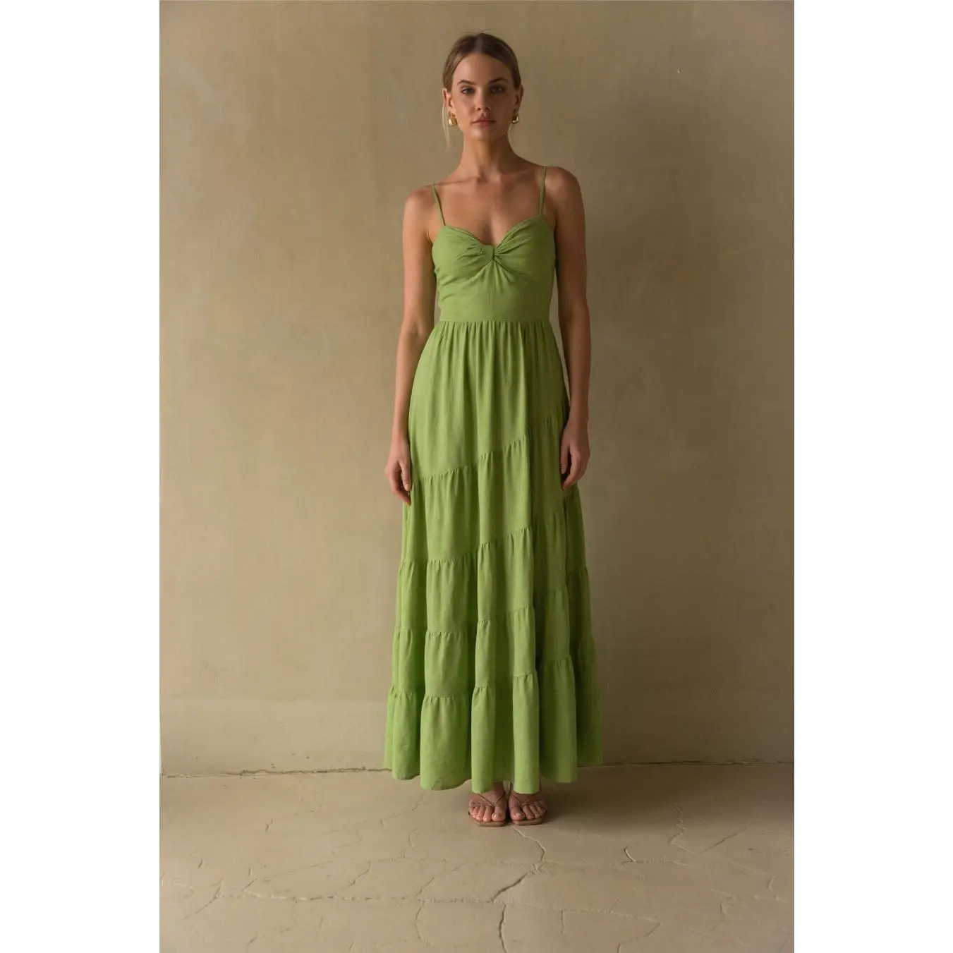 Donna Twist Front Maxi Dress