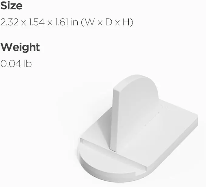 DIY Universal Clock Mounting Accessory - Mountable, Easy to Install, Secure, Stable Support, Multiuse Stand for Most Wall Clocks (DIY Room Decor Supply)