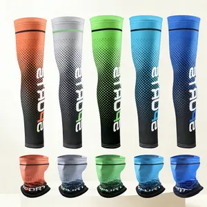 UPF 50+ UV Protection Arm Sleeves & Face Neck Gaiter | SunSafeTok CyclingTok OutdoorTok Breathable Stretch Set | for Cycling Hiking Fishing Running Motorcycle Summer Outdoor Sports Arm Cuffs