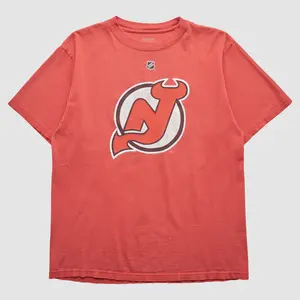 New Jersey Devils Reebok 2000s T-Shirt - Red  - M