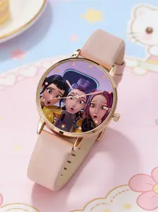 Women’s Quartz Watch Cartoon Design, Ideal Gift for Anime Fans & Daily Wear, Perfect for School Parties & Festivals
