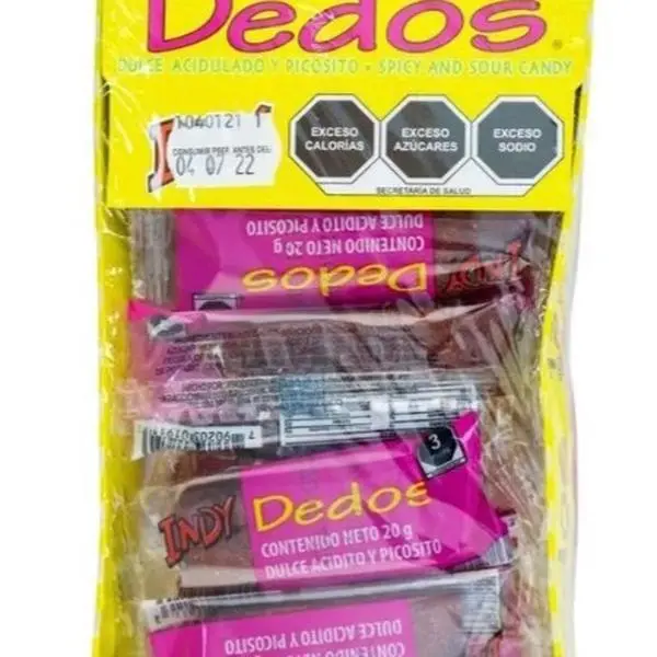 Indy Dedos Dulce Acido 12pk/20g