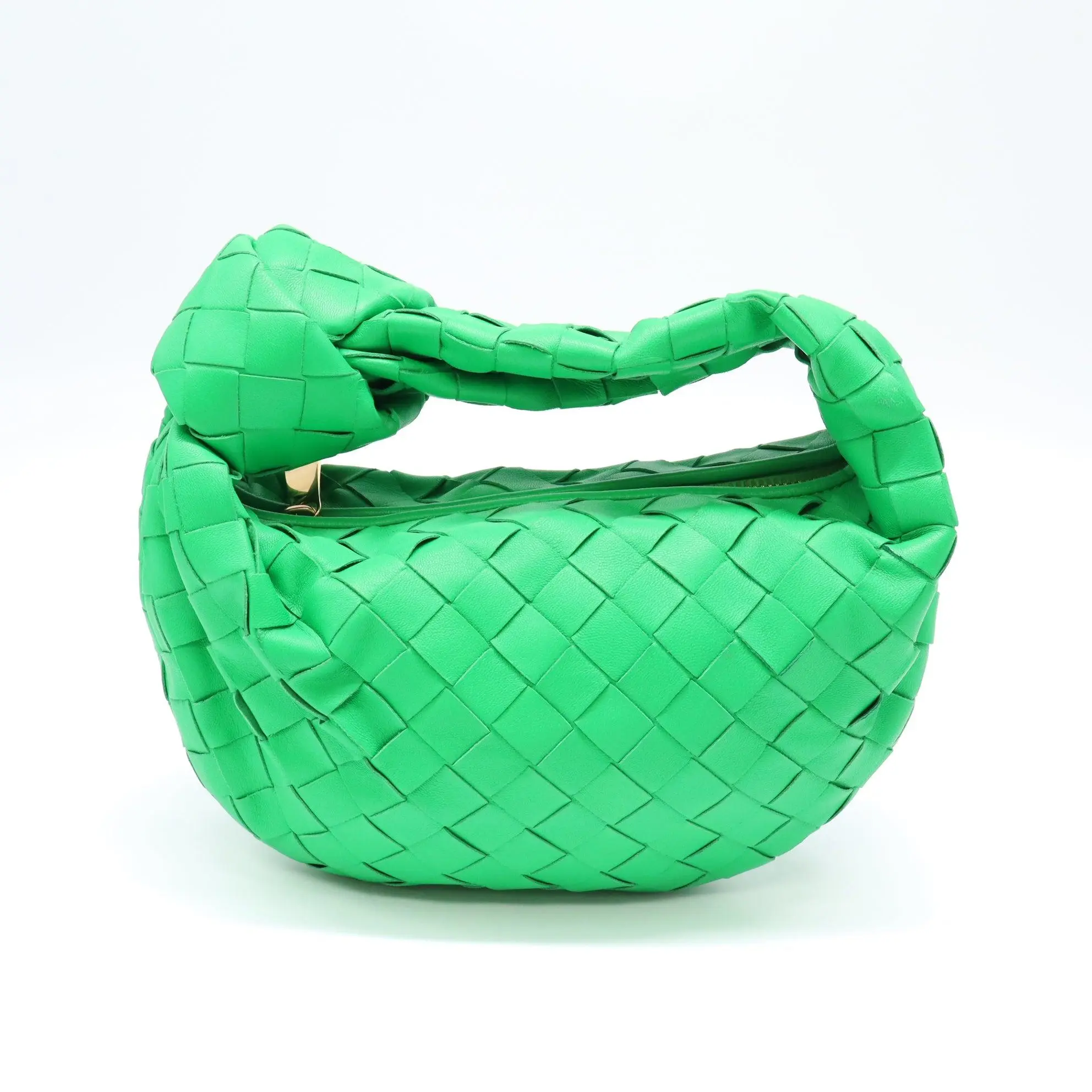 Pre-owned BOTTEGA VENETA Leather Top Handle Bags Intrecciato Jodie B22581