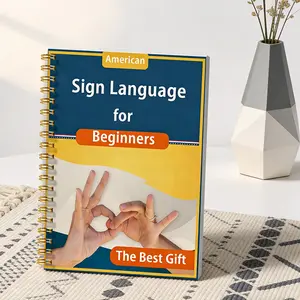 American Sign Language Beginner Manual, Portable Flashcard Set with Alphabet & Month Hand Gestures, Ideal Gift for Deaf & Hearing Impaired