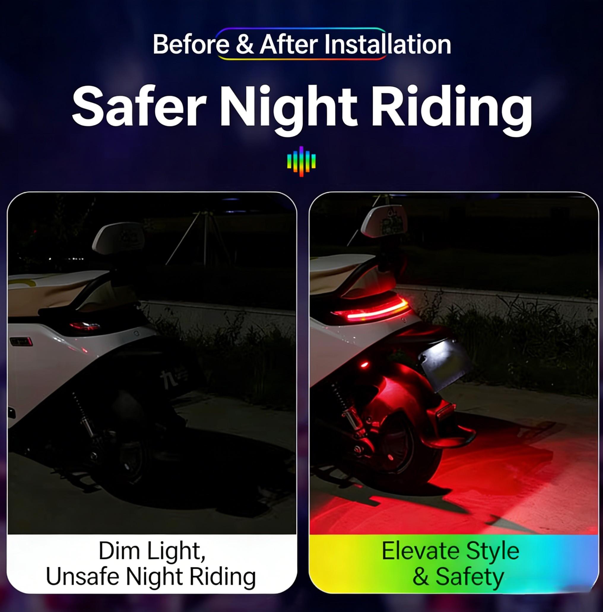 Aircraft Style LED Strobe Lights, Wireless Remote Control RGB 7-Color Anti-Collision Warning Lights, Rechargeable Flashing Beacon for Motorcycle Car Bike ATV, Must-Have Safety Gadget for Riders & Drivers Aircraft Style LED Strobe Lights, Wireless Remote Control RGB 7-Color Anti-Collision Warning Lights, Rechargeable Flashing Beacon for Motorcycle Car Bike ATV, Must-Have Safety Gadget for Riders & Drivers