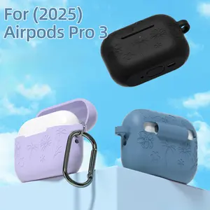 Shockproof Airbag Design 360° Full-Edge Protection Case for AirPods Pro 3 2025 Soft Silicone Cover with Car Keychain,Best Christmas Gift Stocking Stuffers 2025 for Women Men Teens Dad Boyfriend Girlfriend,AirPods Pro 3 Case
