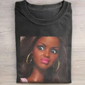 Side Eye Doll Meme Shirt, Funny Reaction Face Tee, Sassy Viral Meme Graphic T Shirt,Unisex Tee, Unisex Cotton T-Shirt, Menswear, Womenswear P7M