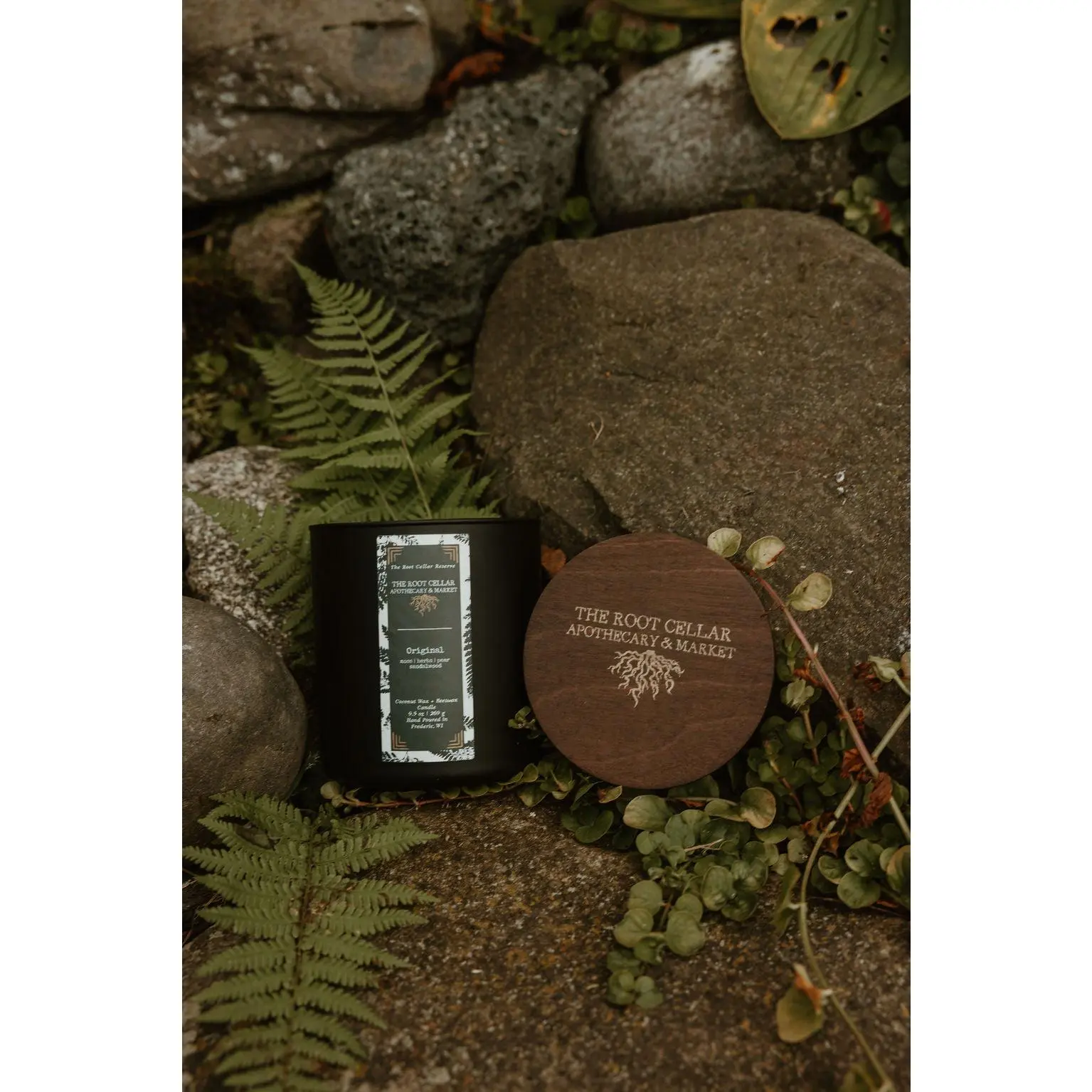 Original Scent | Coconut + Beeswax Double Wick Candle | The Root Cellar Reserve Collection