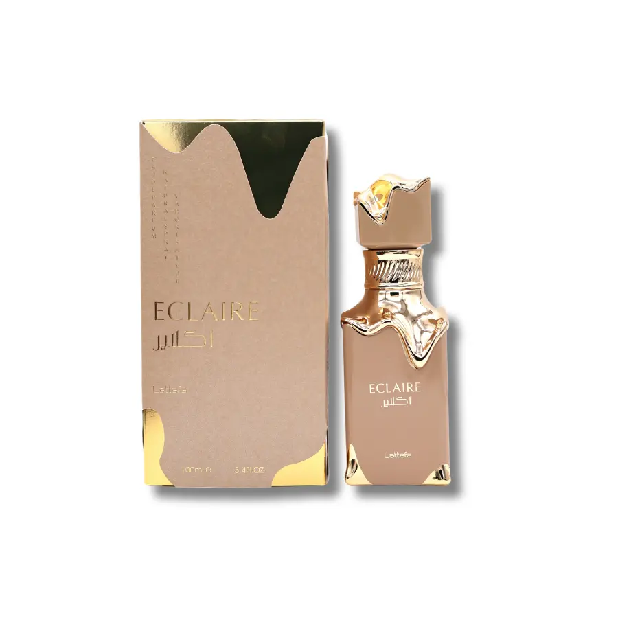 Lattafa Eclaire Women's Eau De Parfum Spray - 3.4 fl oz (3-3.9 fl oz Range), Single Item, Exotic Arabian Scent, Floral Aromatic with Vanilla & Honey Notes, Premium Formulation, Adults' Self Care Products for Smelling Good & Signature Scent, Fragrances, Fe