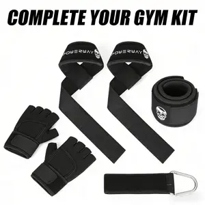 Handheld Wristband Weightlifting Accessories, Durable Grip Enhancer for Gym & Fitness Training, Ideal for Strength Building Exercises, Workout Accessories