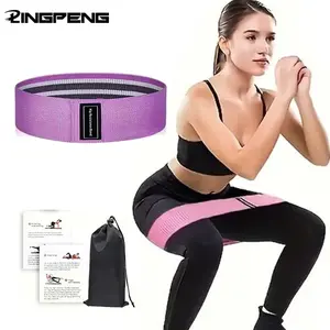 Knitted Resistance Band, Unisex Exercise Band, Stretch Band for Yoga Beginners and Pilates, Home Workout Elastic Band