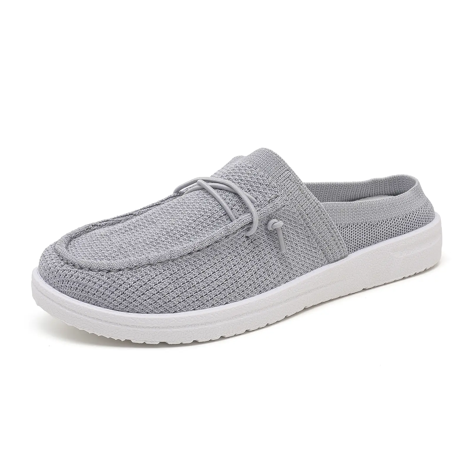 Women's Slip On Loafers Shoes for Women,Breathable Mules Womens Non Slip Loafers Casual Canvas Backless Shoes