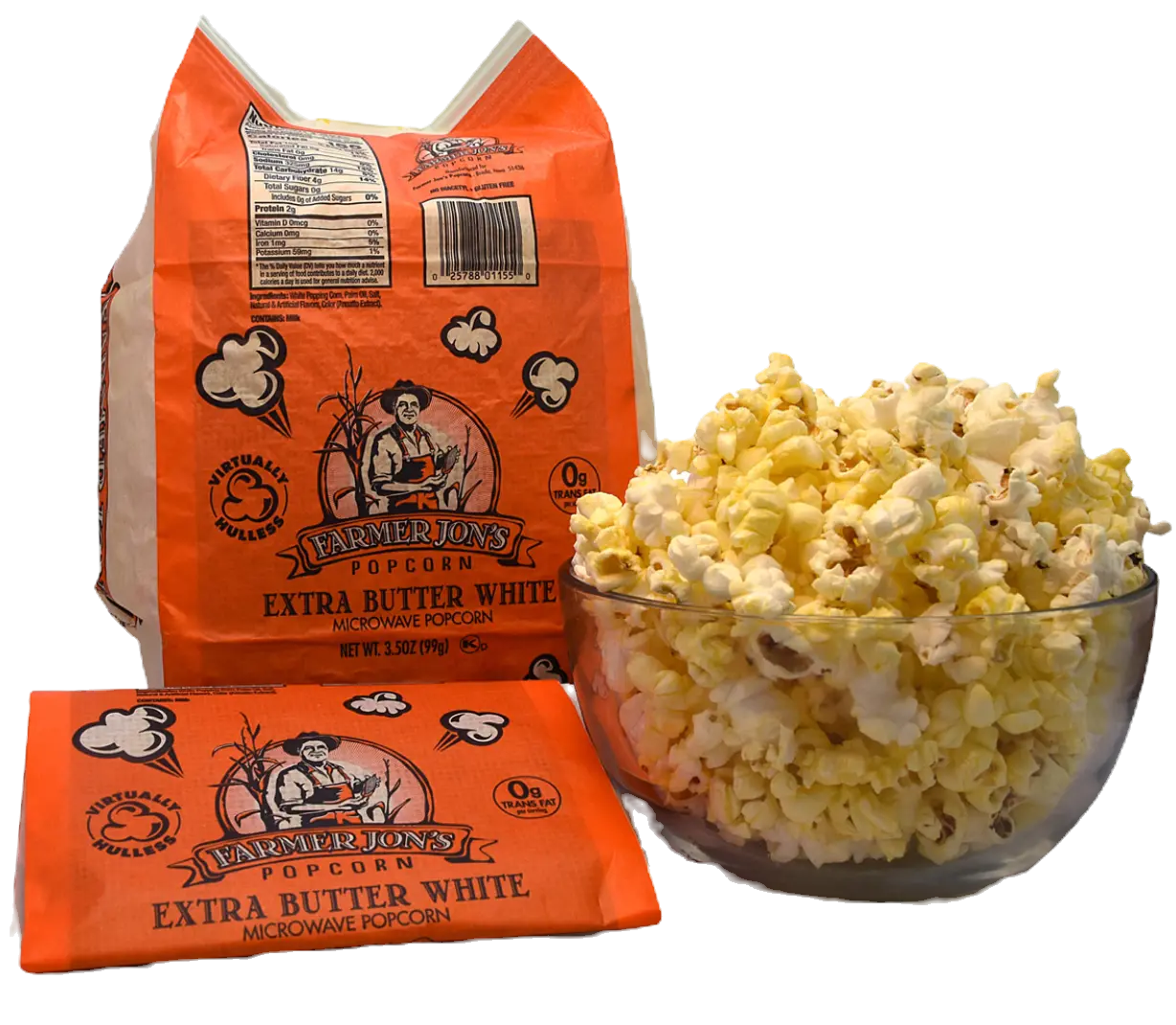 Extra Butter White Microwave Popcorn