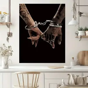 1pc   Lovers In Love Poster Ideal For Adorning Birthday Parties, Presenting As Gifts On Mother'S Day, New Year, Valentine'S And Easter, Or During Ramadan. It Also Serves Well Decorating The Walls Of Family Living Rooms Offices