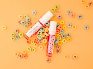 Frut Loops Lip Gloss - High-Shine Finish, Fruity Flavor and Moisturizing Formula - Glossy