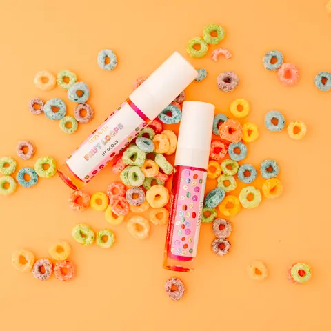 Frut Loops Lip Gloss - High-Shine Finish, Fruity Flavor and Moisturizing Formula - Glossy