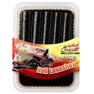 GOALDEES Roll Lavashak Pomegranate Juicy Sour Fruit Leather Persian Snack Middle Eastern Halal Bold Flavor Timeless Tradition (1 Pack, 250, Gram)