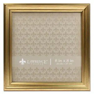 8 x 8 in. Sutter Burnished Picture Frame, Gold