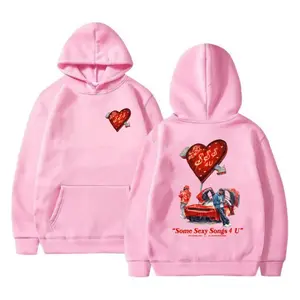 Drake Some S3xy Songs 4 U Hoodie, Sweatshirt, T-Shirt, Trendy Heart & Car Graphic Sweatshirt, Retro Hip-Hop Streetwear, Unisex Oversized Pullover,  Fashion, Trend 2025 Shirt