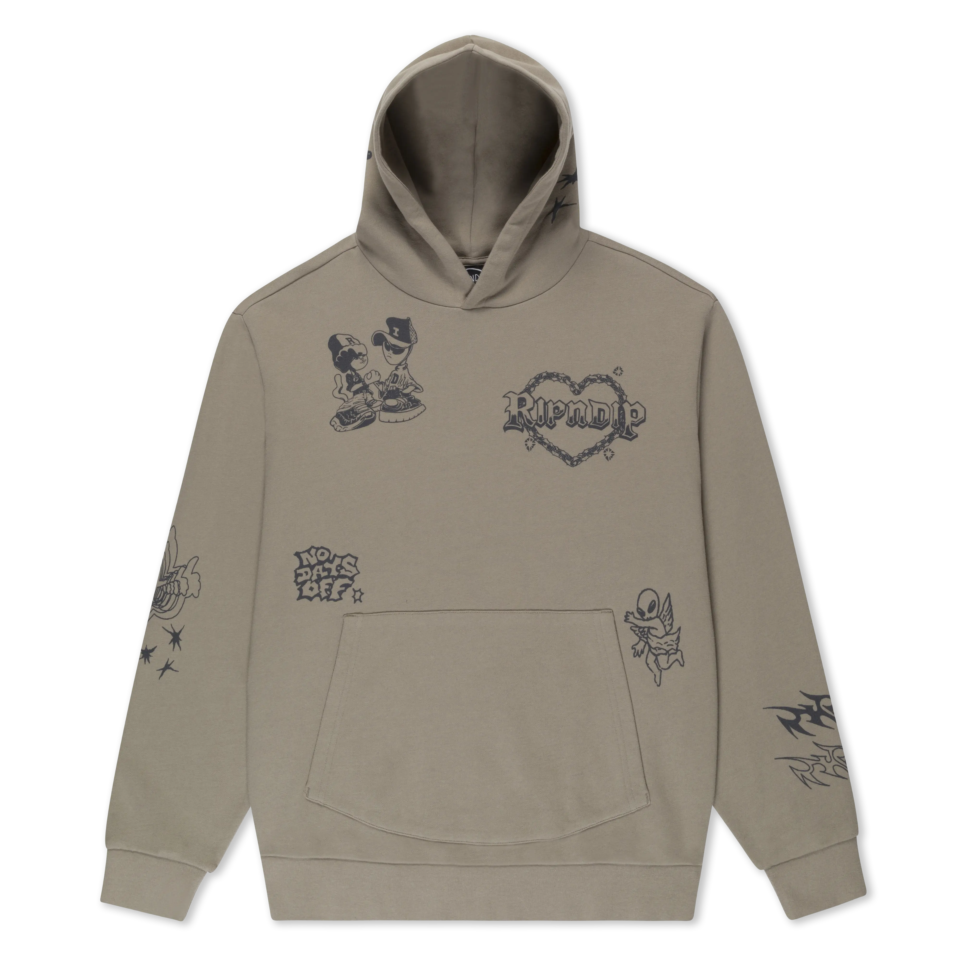 Lady's Longsleeves Loose Print Street Fashion Hoodie, Westside Dark Sand Sweatshirt, Graphics, Tops, Long Sleeve, Loose Sweatshirts, Print Sweatshirt