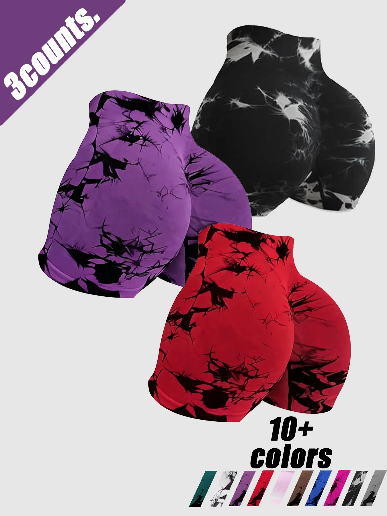 Black + Purple + Red