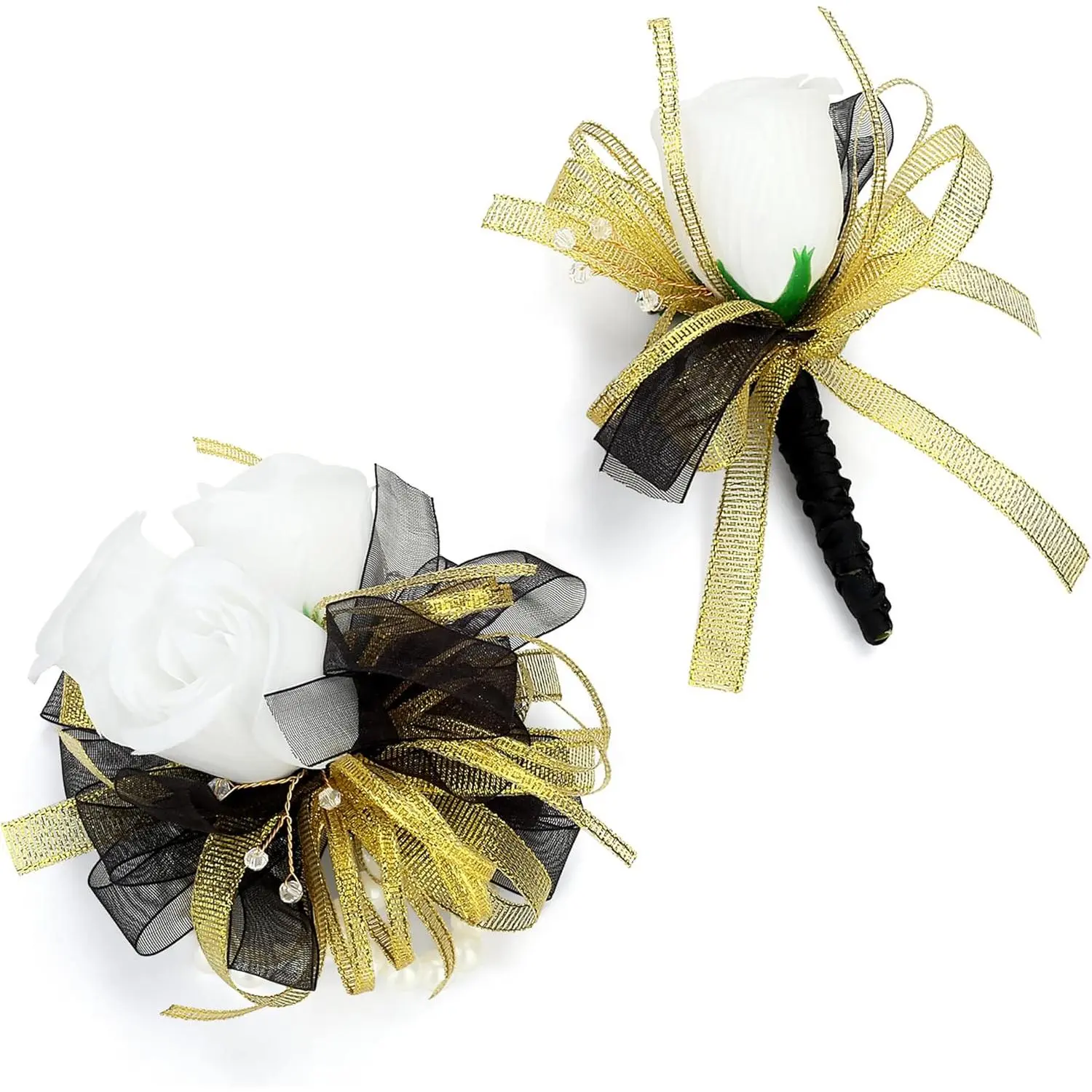 White Corsage - Double-cain