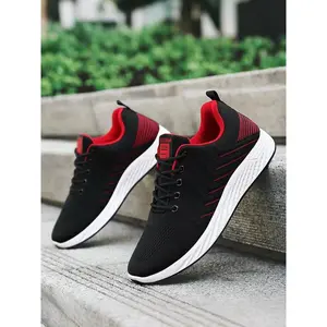 Men's breathable casual lightweight running shoes, stylish sports shoes for all seasons, comfortable fabric upper and rubber soleRAIMENTRY