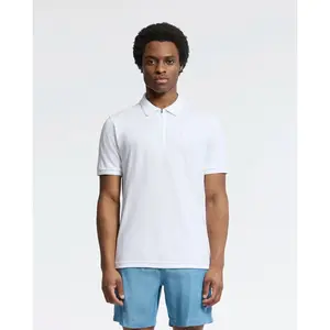 MENS TREVOR PERFORMANCE PIQUE ZIP UP POLO - B6K557F200