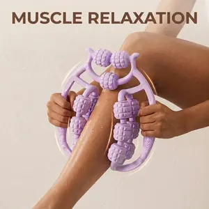 360° Circular Massage Roller with 15 Elastic Wheels, Full Body Deep Tissue Massager, Portable Muscle Relaxation Tool for Neck, Shoulder,  & Arm, Premium Mother’s Day Gift leg tiktokshopspringglowup summervibes