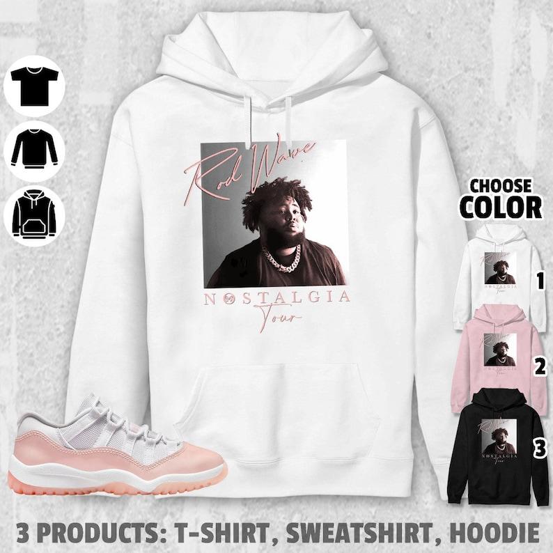 Rd Wave Nostalgia Unisex Color Shirt To Match AJ 11 Low Legend Pink, Shirt In Light Pink To Match Sneaker NA