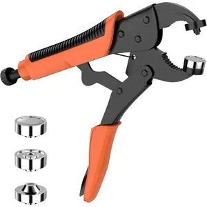 Heavy Duty Snap Fastener Tool Kit Canvas Snap Kit & Boat Covers - -Hand Press Snap Installation Pliers for RV, Camper, Awnings, Tarps & Heavy Fabric Repair